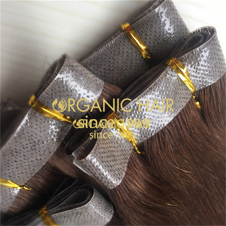 Hair extensions to order--PU skin weft C15